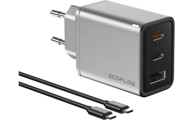 EcoFlow Ladegerät  Rapid 65 W GaN mit 100 W Kabel