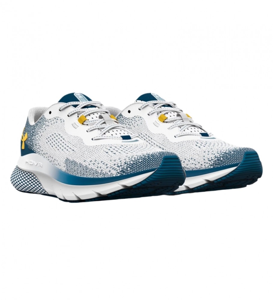 Tênis de corrida Under Armour UA HOVR Turbulence 2 branco e azul