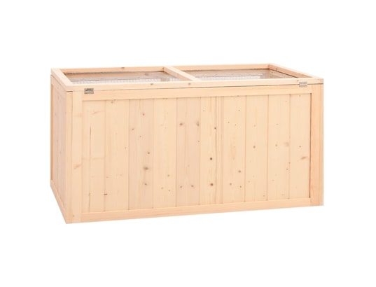 VIDAXL - Cage à hamster 104x52x54 cm bois massif de sapin