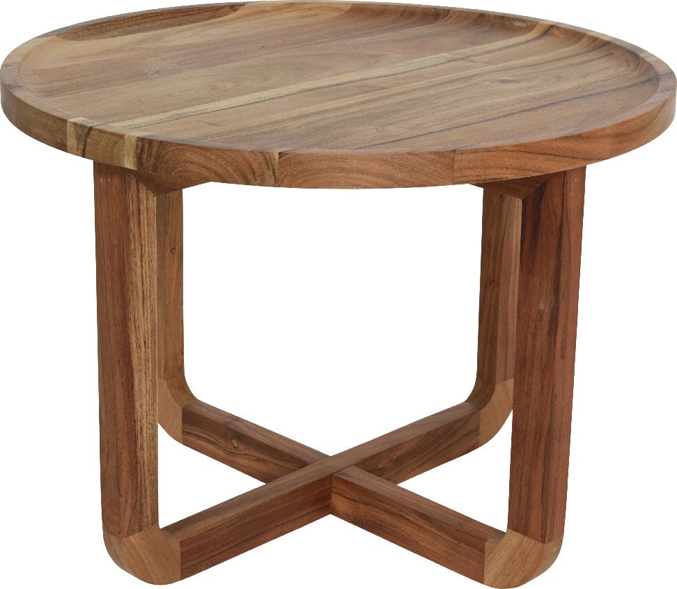 Decoris bijzettafel naturel D 55 x 40 cm