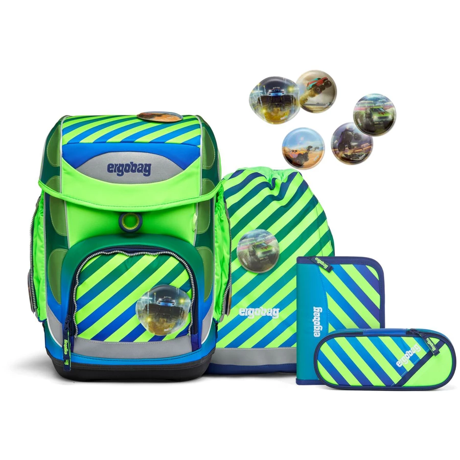 Ergobag Cubo Neo - Schulranzen Set 5tlg. Modell 2024 TruckBär