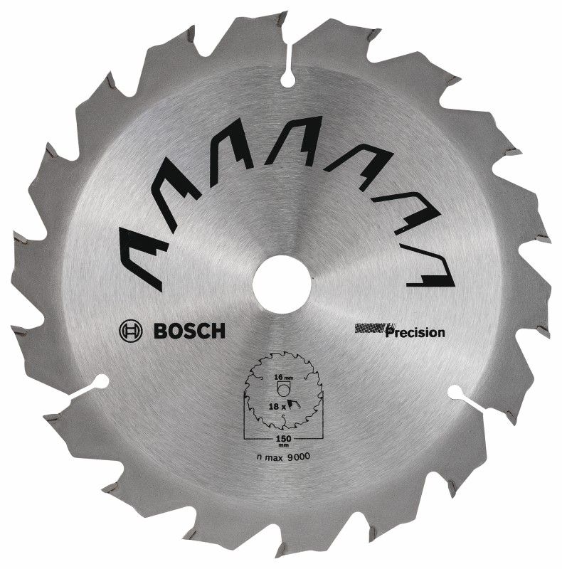 Bosch 2609256D62 CIRKELZAAGBLAD 150x1.5/0.85x16 18T