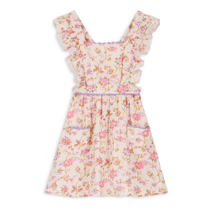 Louise Misha Robe Tablier Huguette | Rose