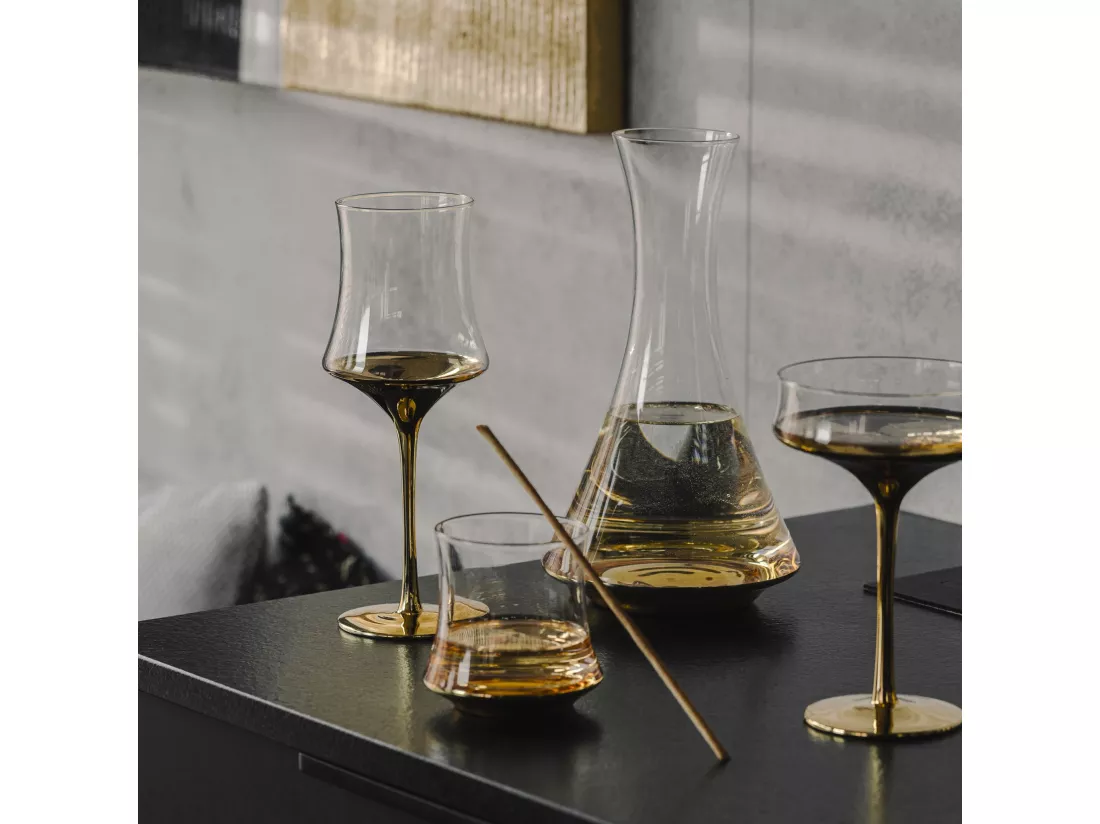 Verre Helena Or Moyen 9.5 x 9.5