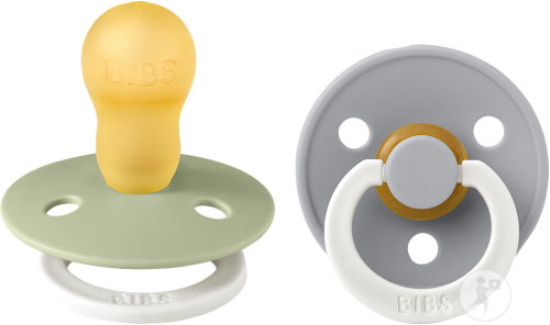 Bibs Colour Sucettes Glow In Dark 18+ Mois Taille 3 Sage/Cloud 2 Pièces