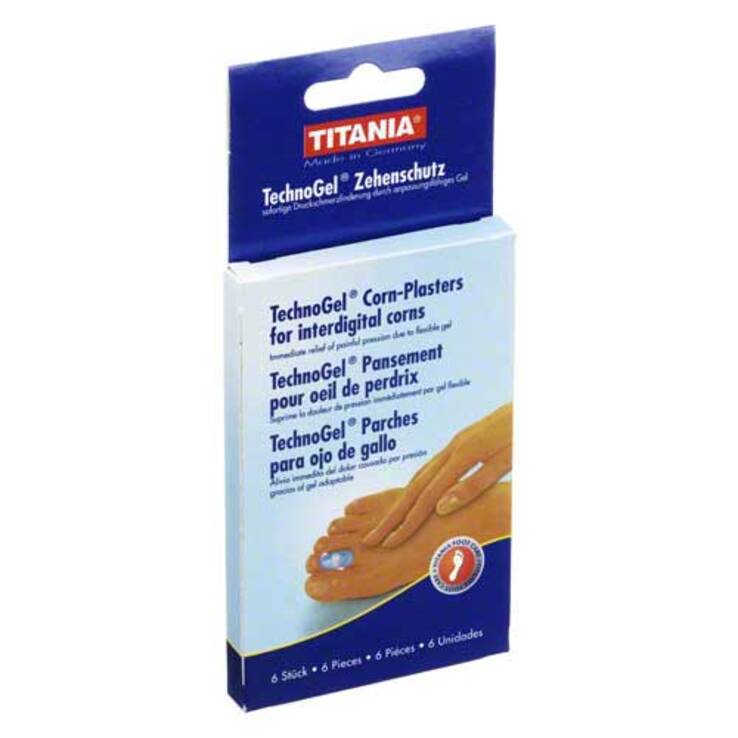 Zehenschutz Technogel klein Titania, 6 St