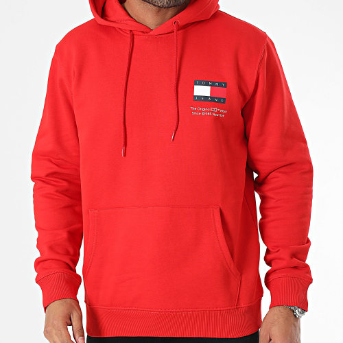 Sweat Capuche Regular Essential Flag 8418 Rouge