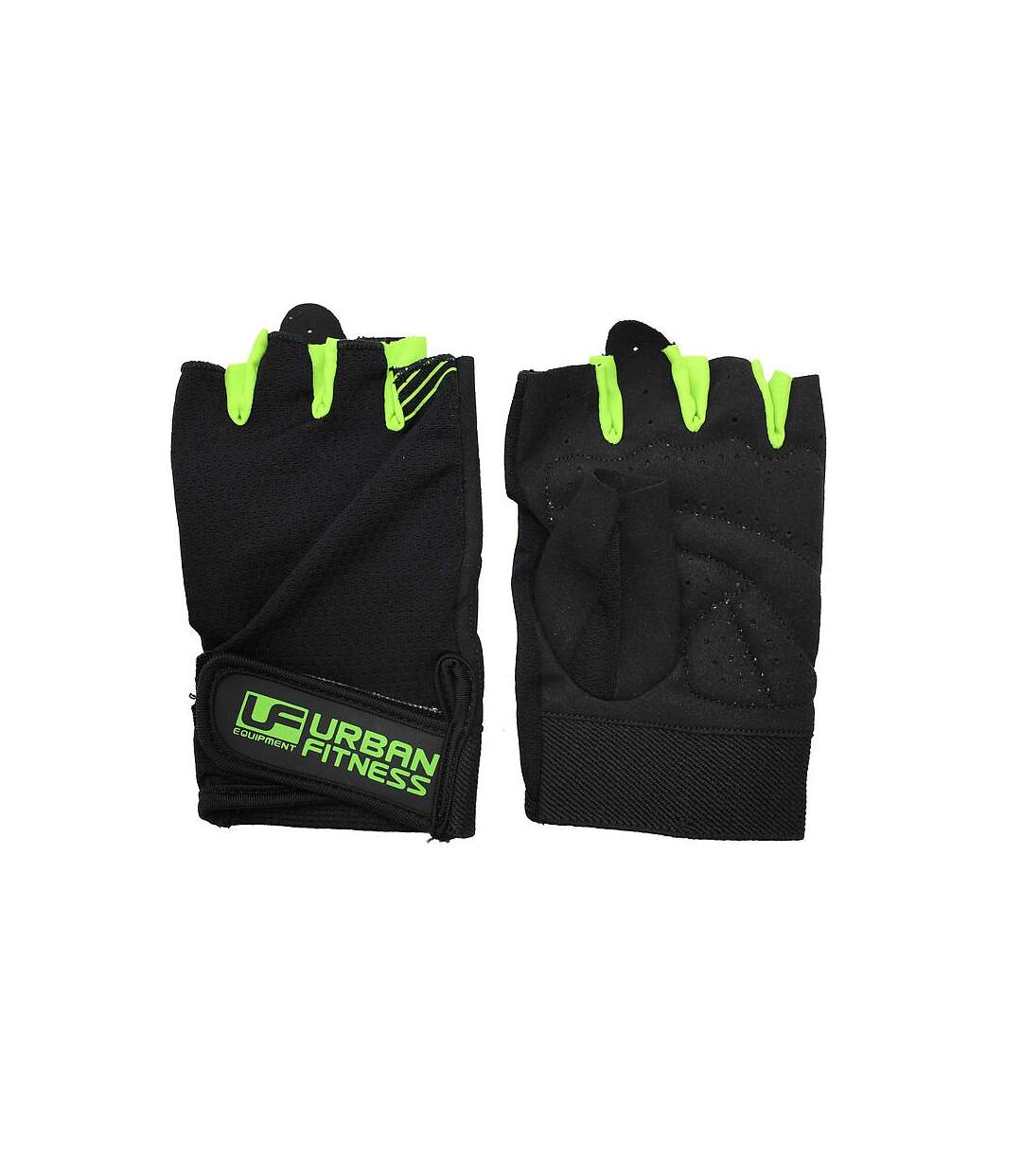 Urban Fitness Equipment - Gants d'entraînement - Adulte (Noir / Vert) - UTRD219