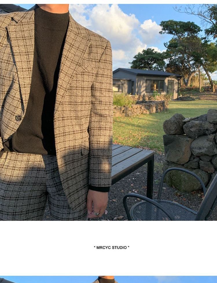 MRCYC - Geruite blazer / pantalon