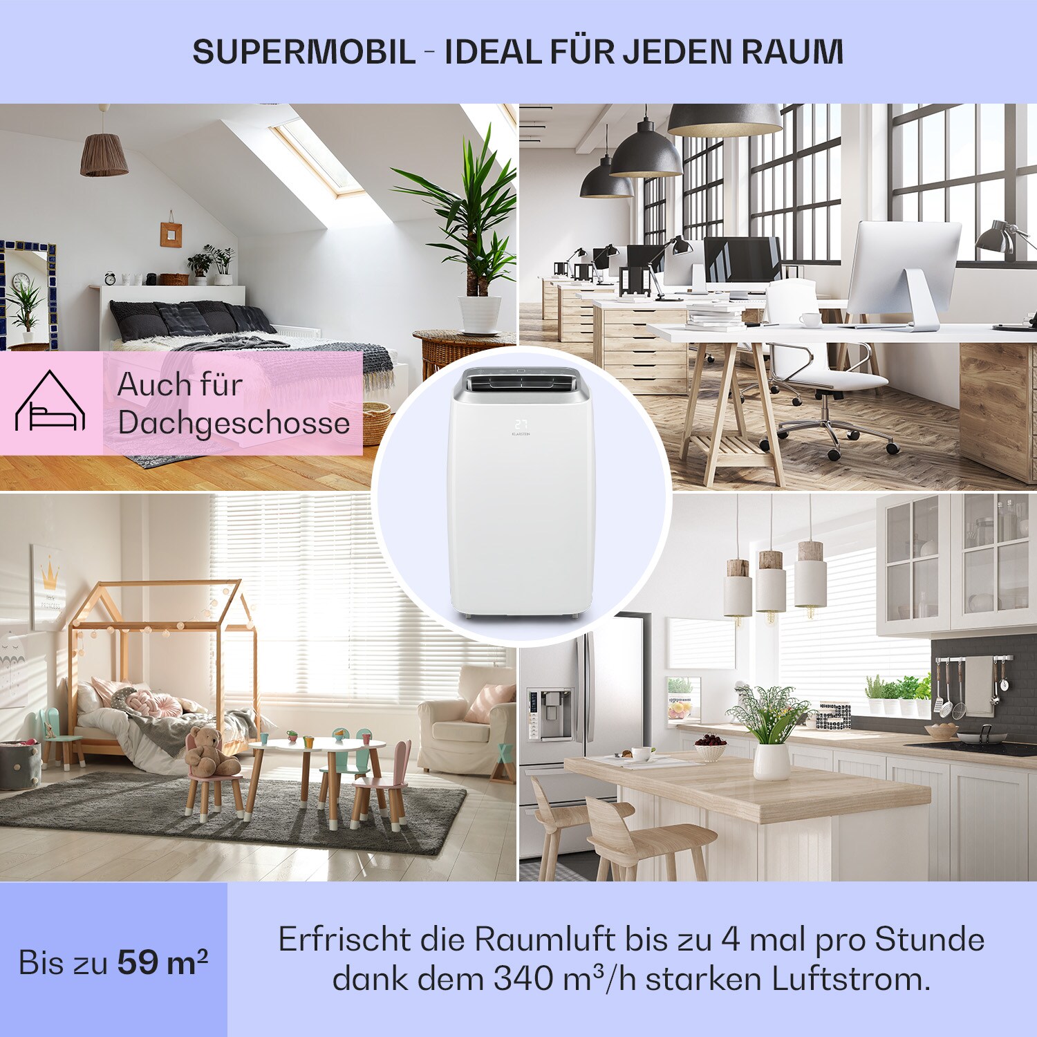 Iceblock Prosmart 12 Klimaanlage 3-in-1 12.000 BTU App Control 12.000 BTU