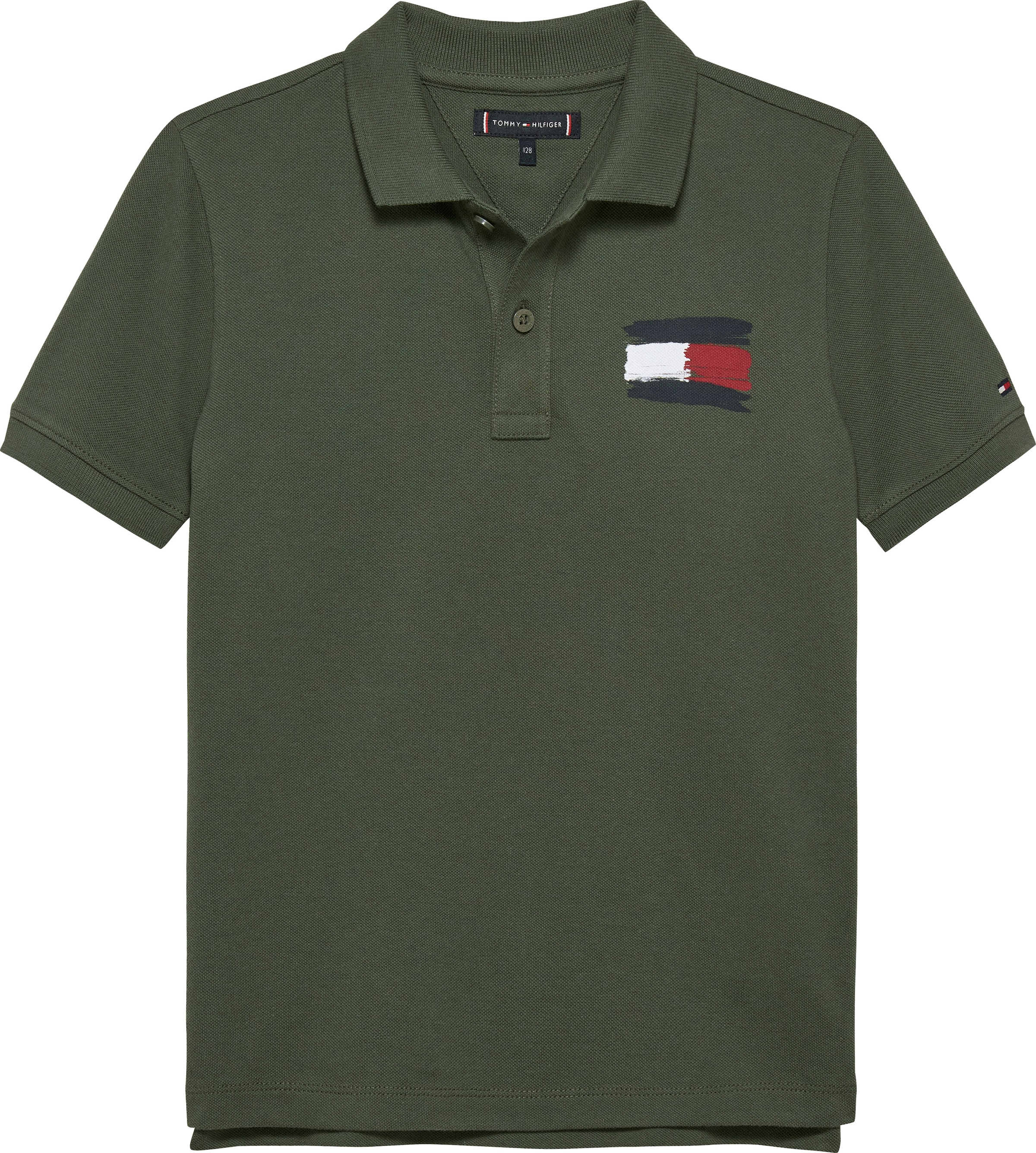 Tommy Hilfiger Poloshirt »TOMMY FLAG POLO SS«, Kinder bis 16 Jahre
