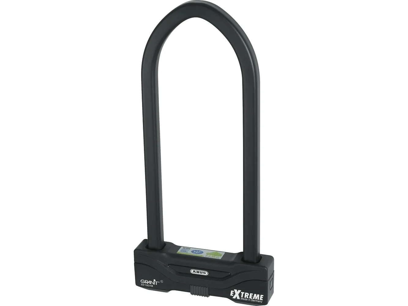 ABUS GRANIT Extreme 59/180HB260 - Cykel-U-lås - nøgle - sort