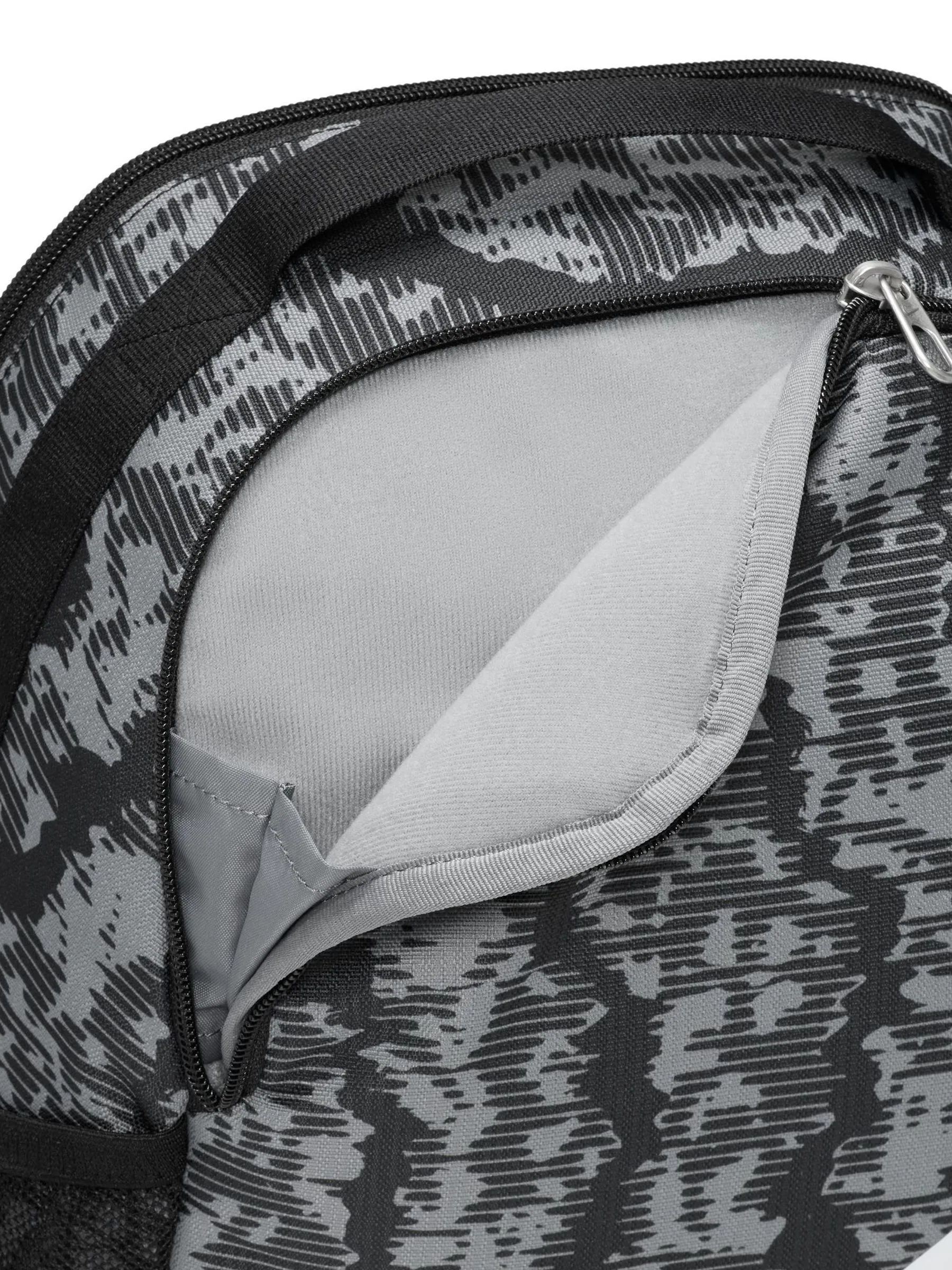 Zwart - Nike Brasilia rugzak met all-over print