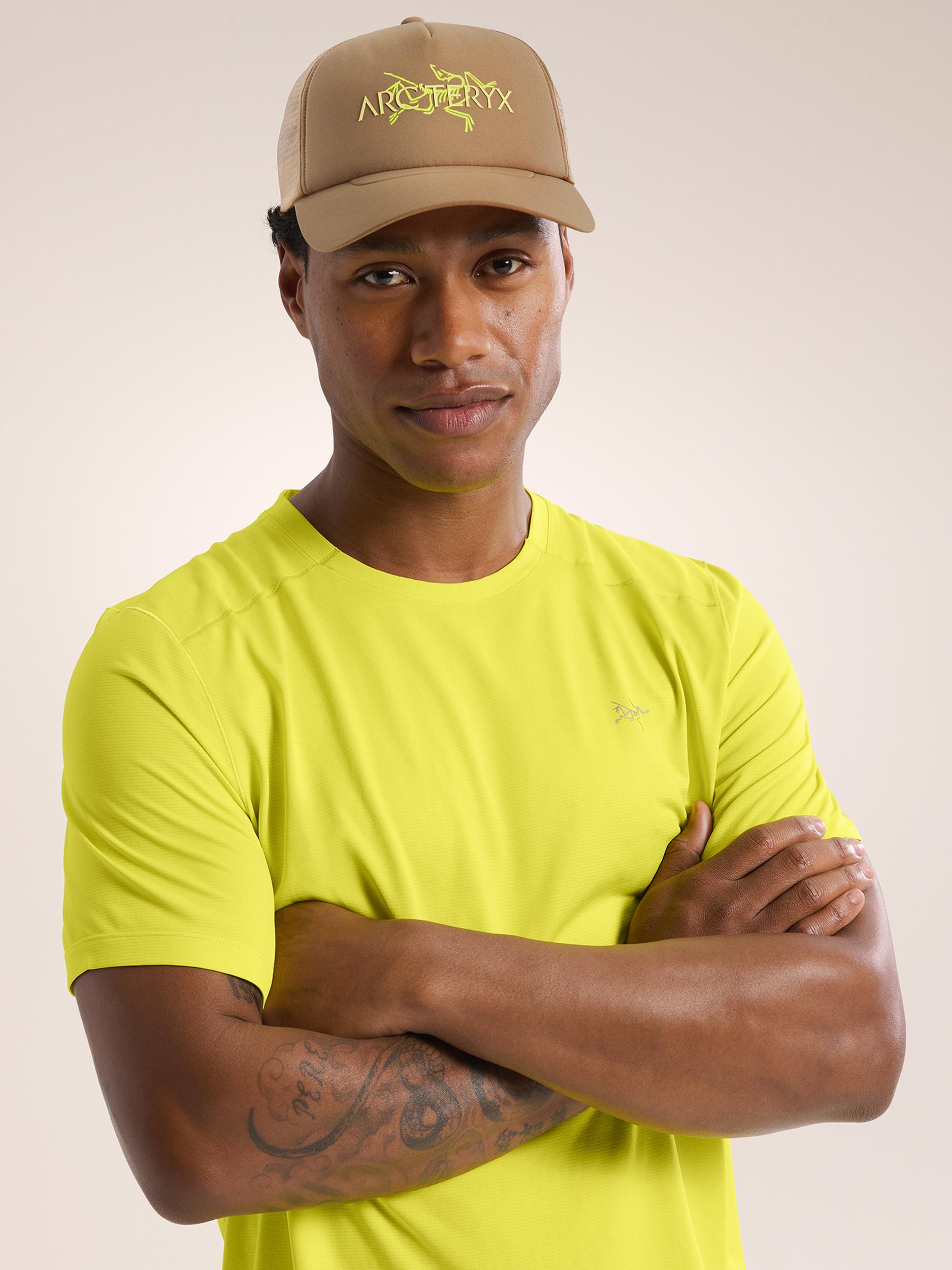 Arcteryx Bird Word Trucker Hat Canvas/Euphoria