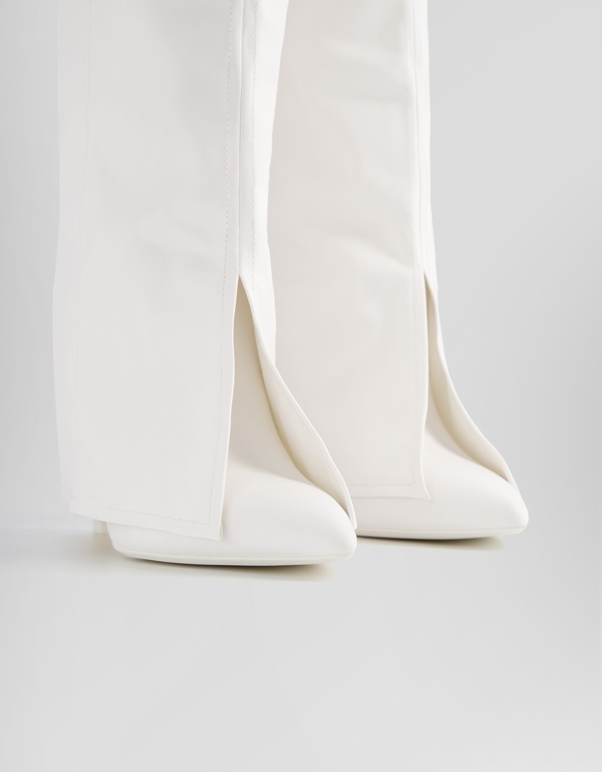 Botas de salto alto dobráveis