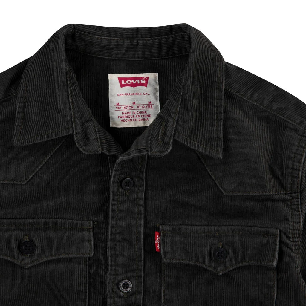 Levi's corduroy overshiirt BARSTOW zwart