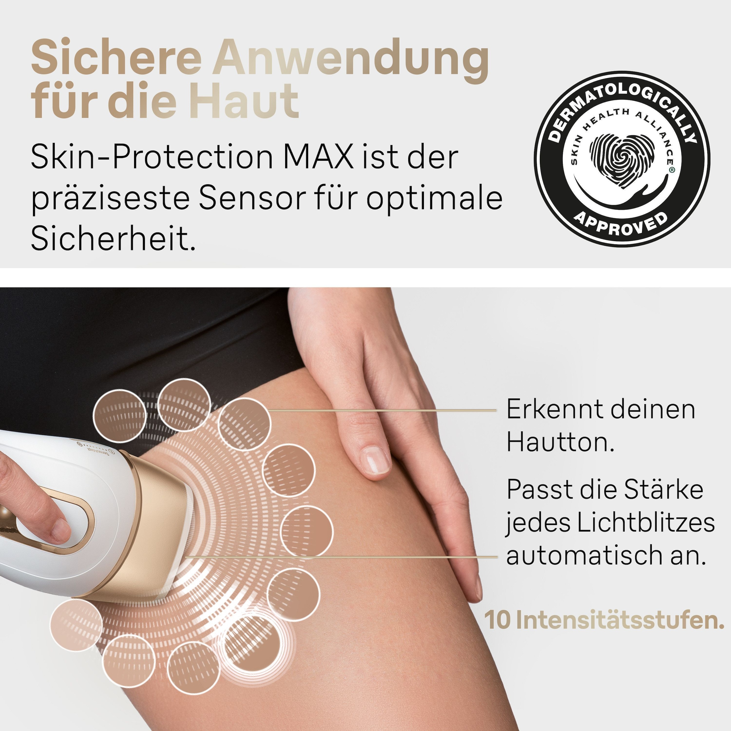 Braun IPL-Haarentferner »Silk·expert Pro 5 PL5262« pro Minute bis zu 125 Lichtimpulse 3 Aufsätze, Aufbewahrungstasche, Venus Rasierer