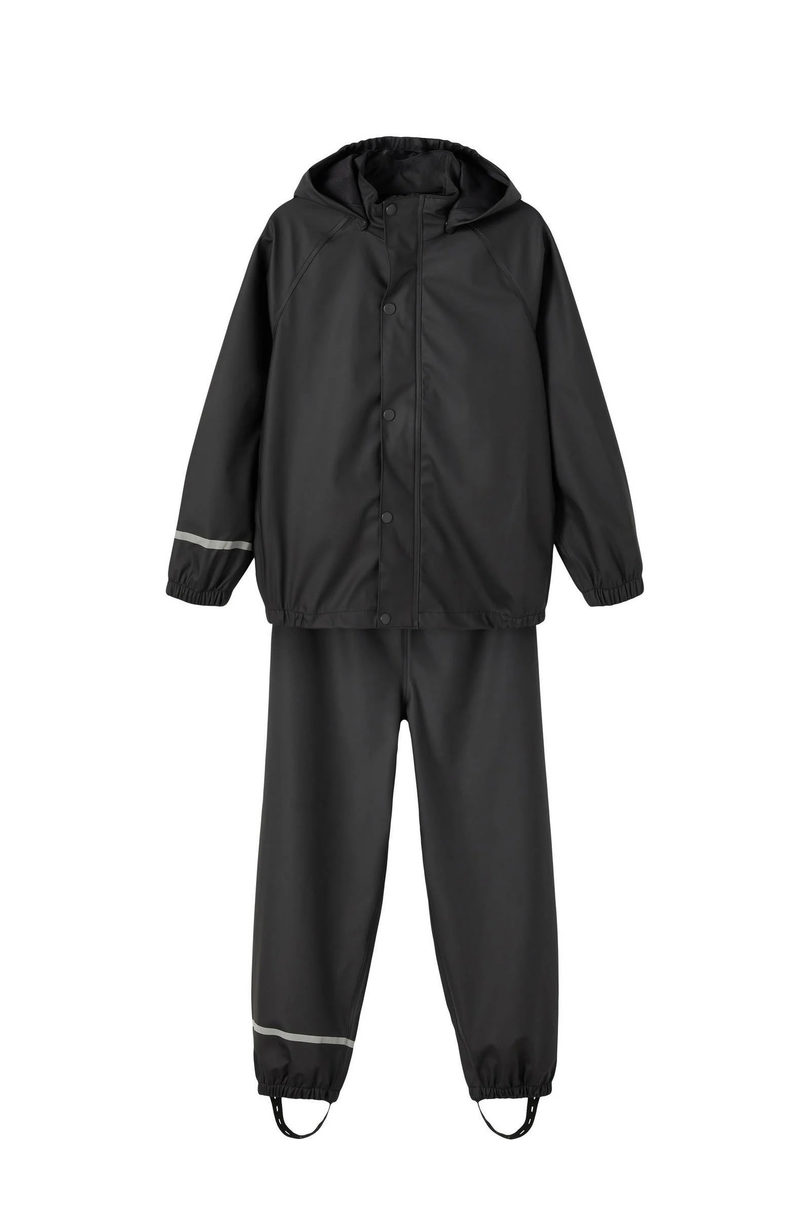 NAME IT kids regenpak Zwart