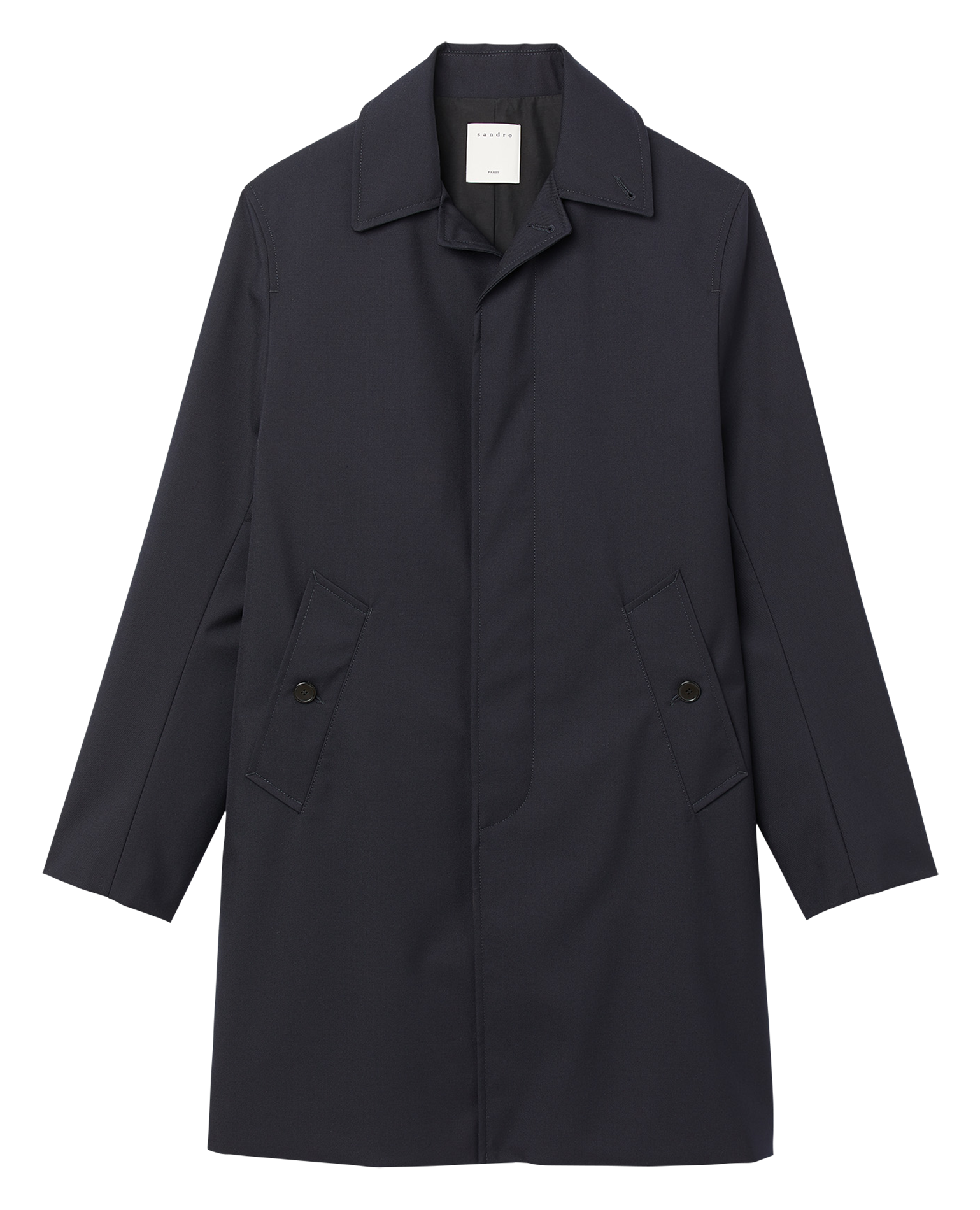 Imperméable droit| Bleu