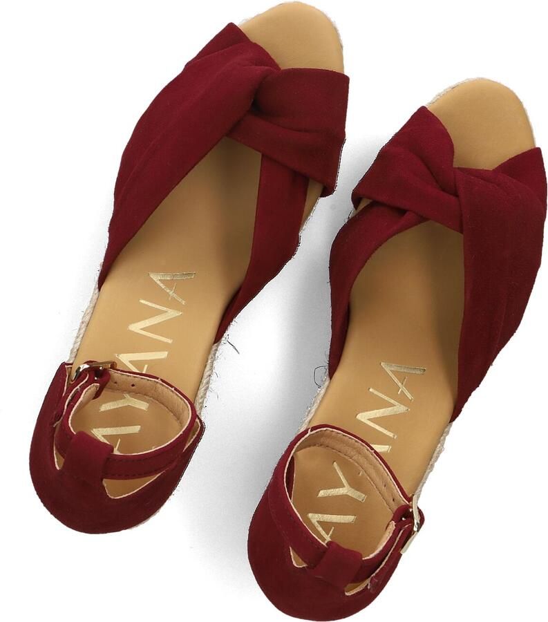 AYANA Espadrilles Dames Omo26yu947 Maat: 41 Materiaal: Suède Kleur: Rood