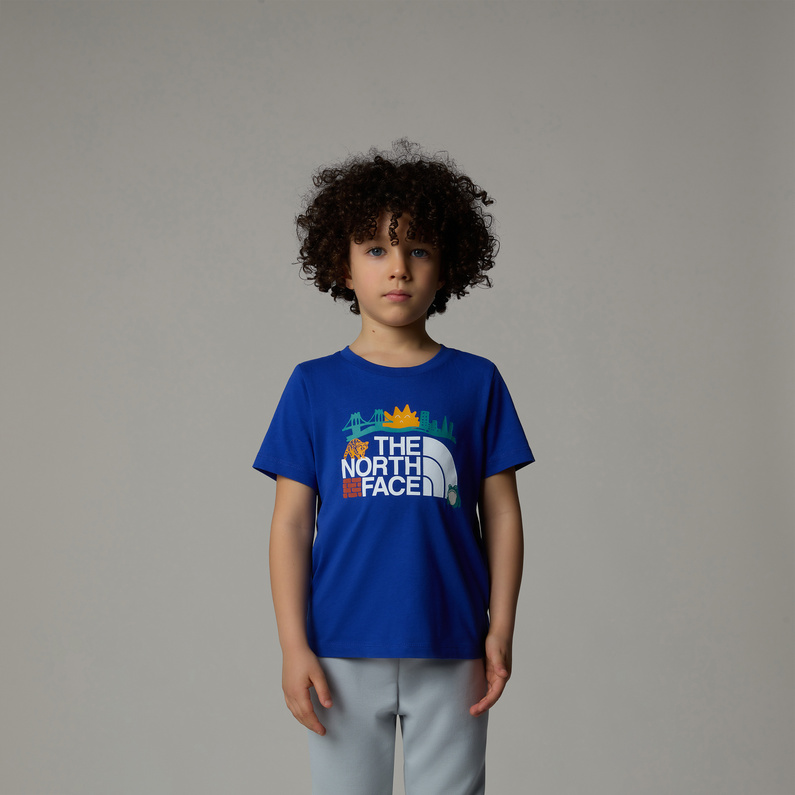 The North Face Kinder Kids Trail Map Graphic T-Shirt