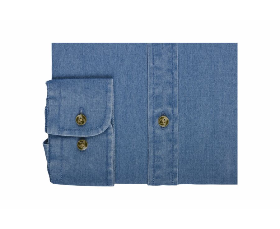 Chemise jean homme Denim - JACQUEMIN