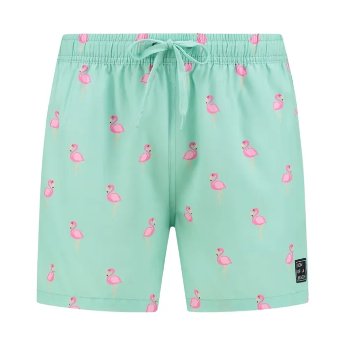 Son Of A Beach Flamingo Zwemshort Jongens