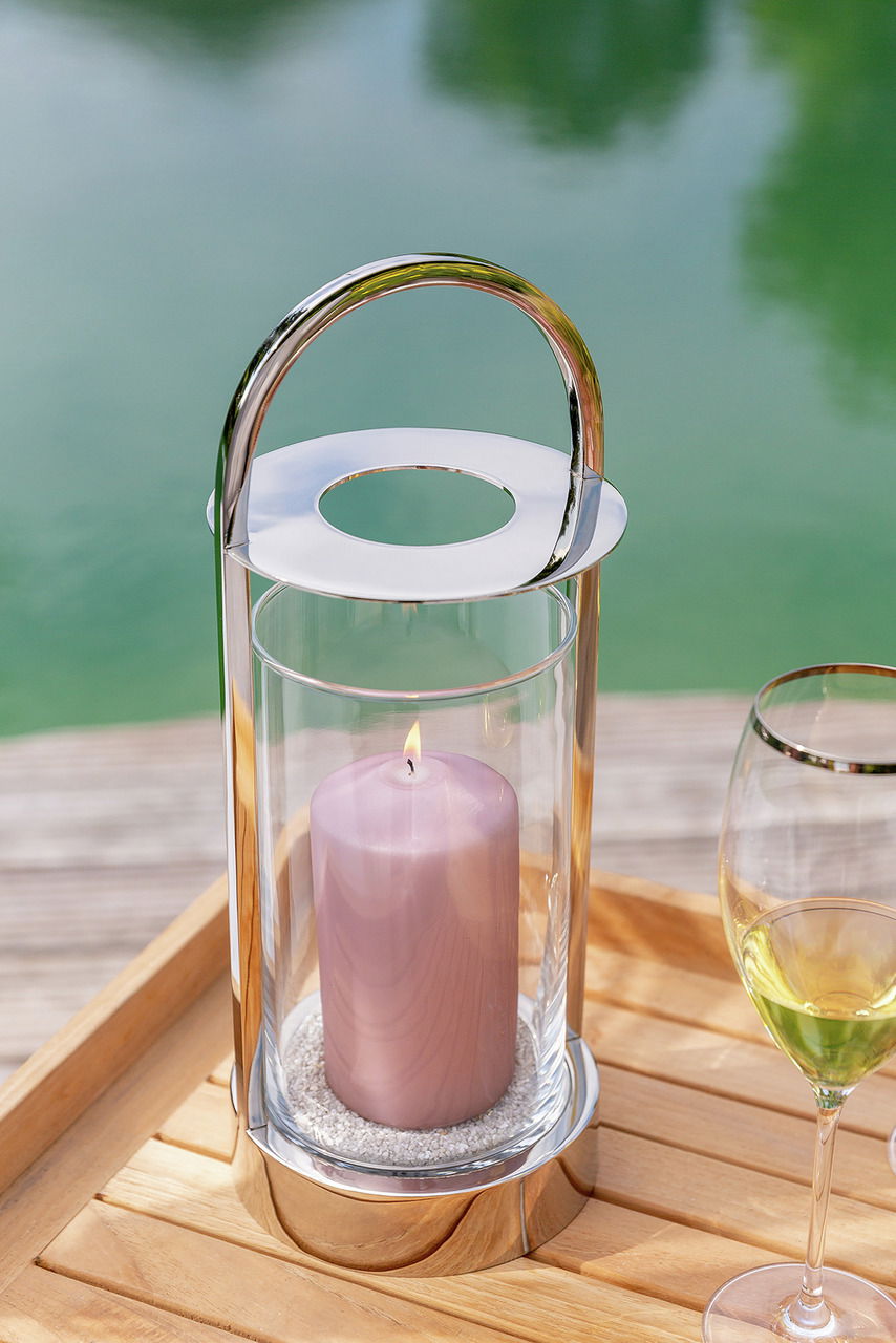 Fink Windlicht mit Glas LAKIS