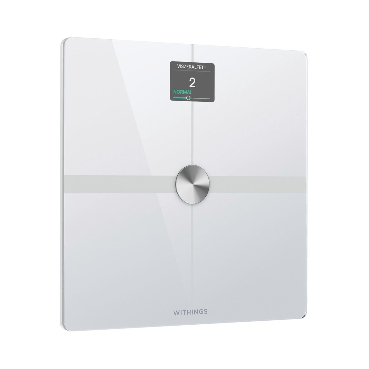 Withings Body Smart weiß Personenwaage Körperwaage aus Glas WLAN Bluetooth