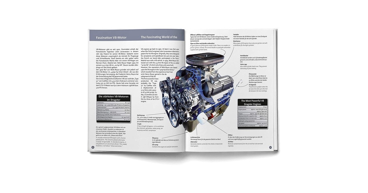 FranzisV8 Motor Modelbouw  (Schaal 1:3)