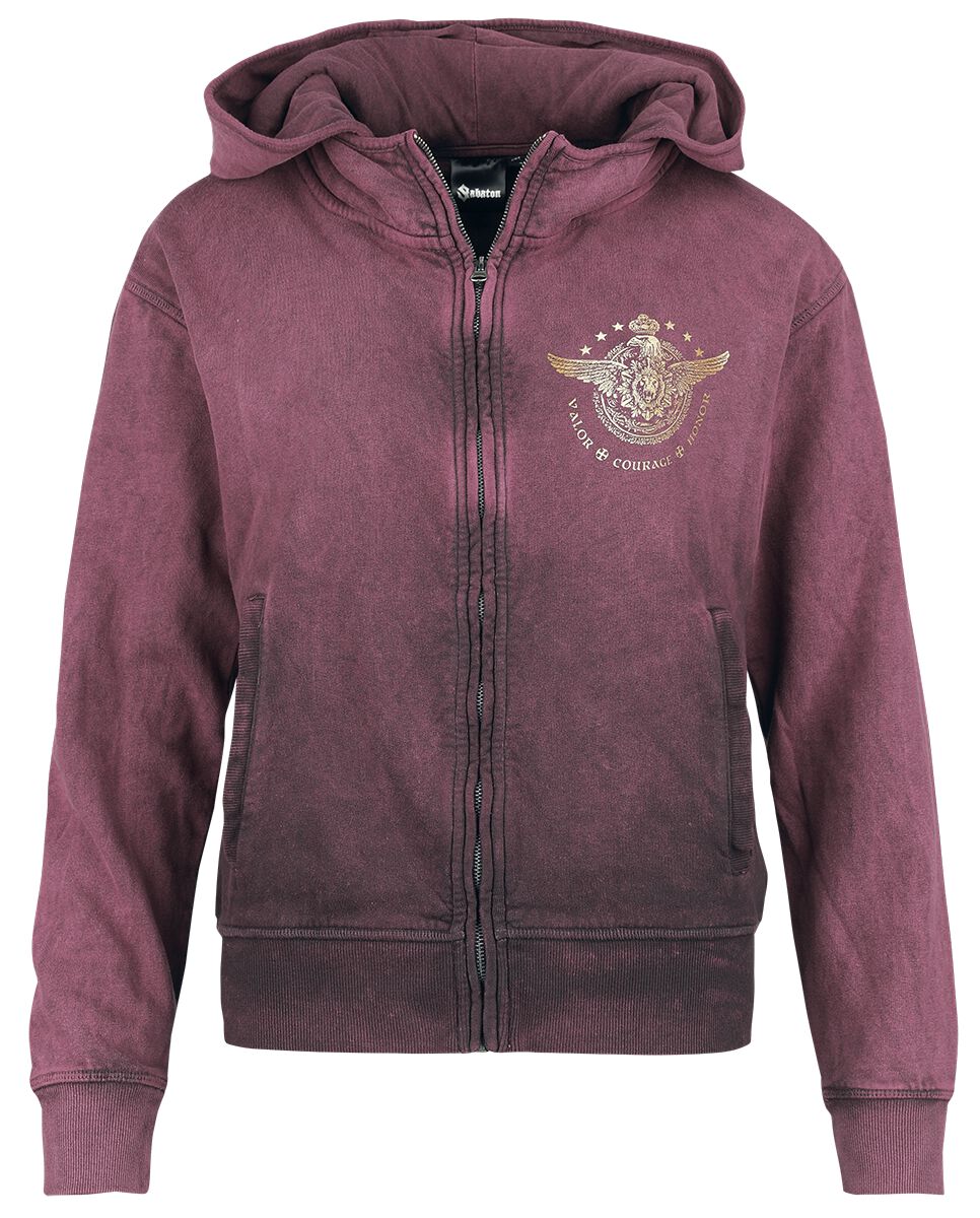Valor Courage Honor | Sabaton Sweat-shirt zippé à capuche