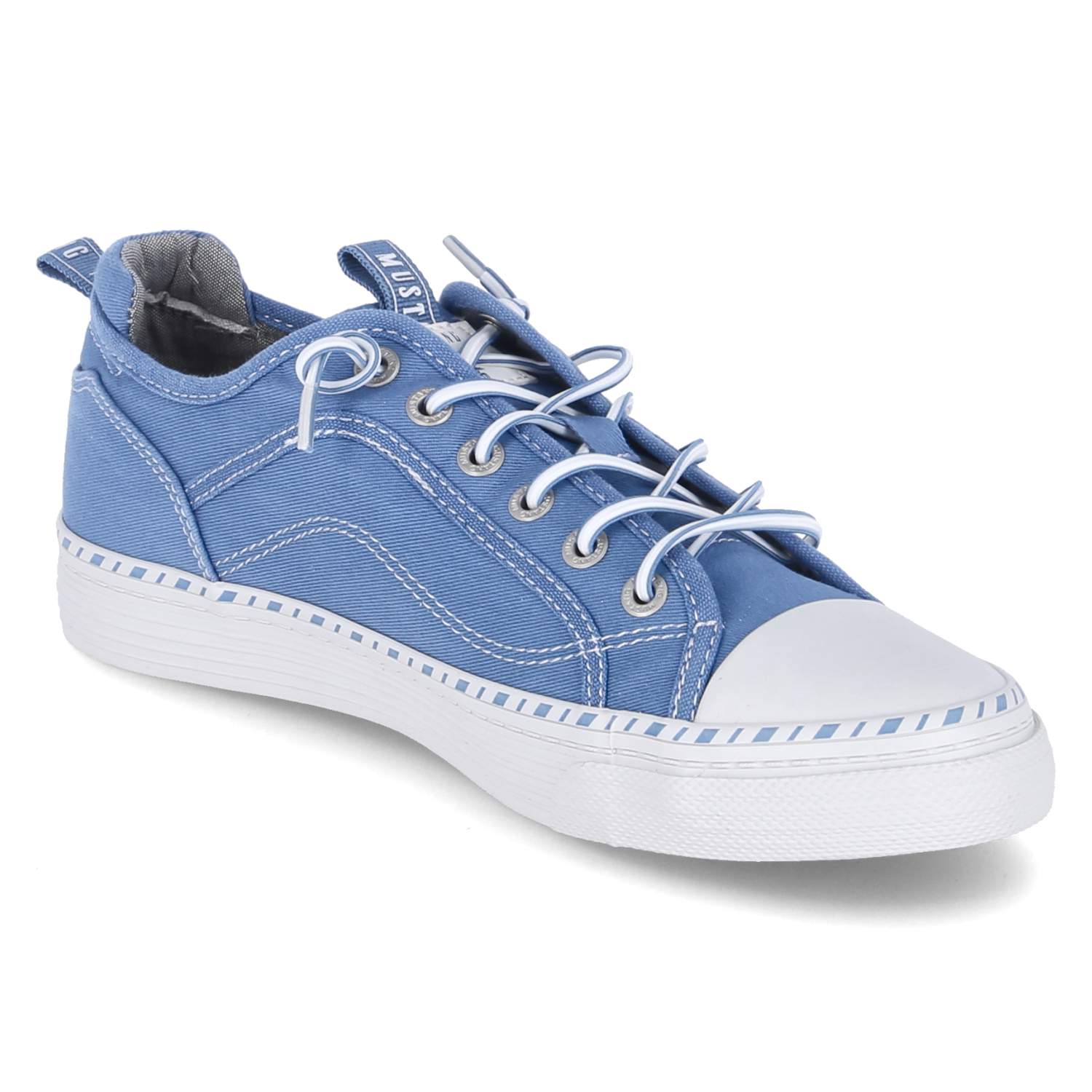 Mustang Slip-On-Sneaker - hellblau