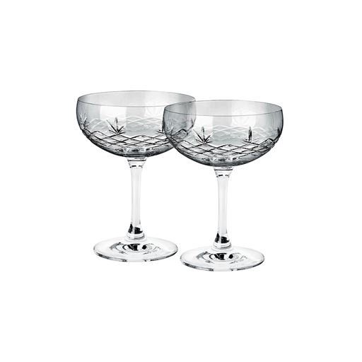 Frederik Bagger Crispy Gatsby 2-pak Champagneskåle, Dark, 30 cl