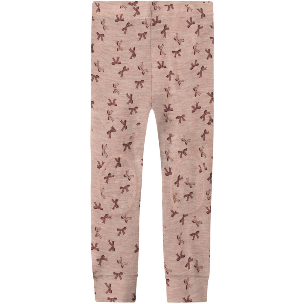 Køb Name It Shadow Gray Bows Nmfwang Uld Rib Leggings Aop