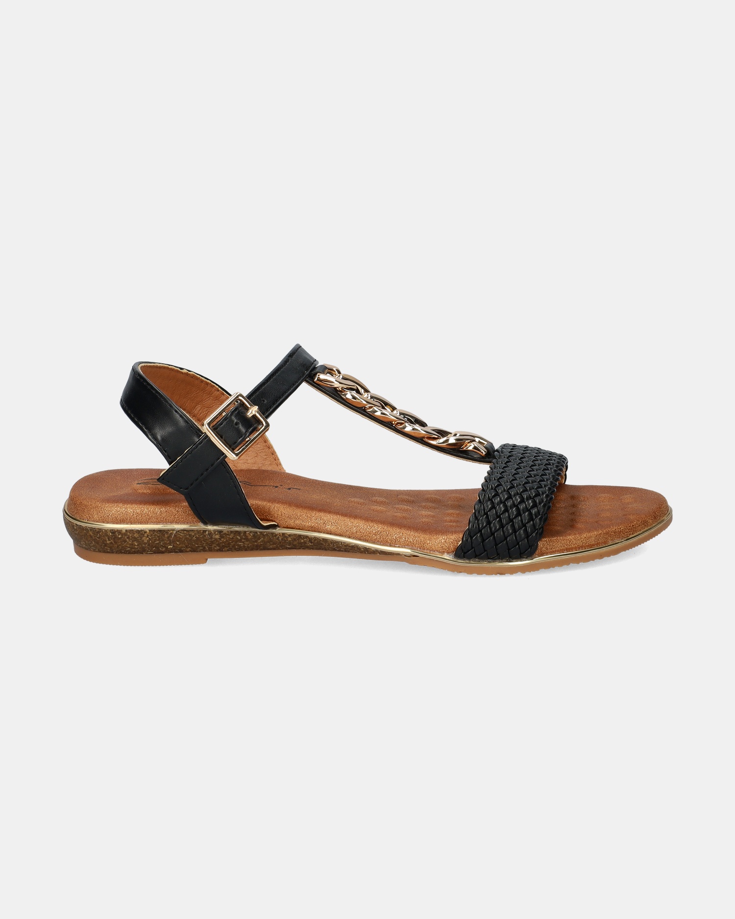 Dolcis Sandalen  - zwart