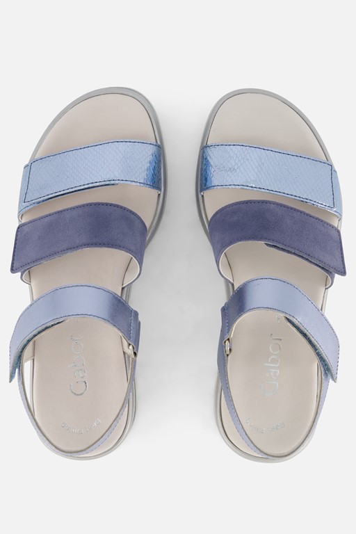 Gabor Sandalen blauw Synthetisch
