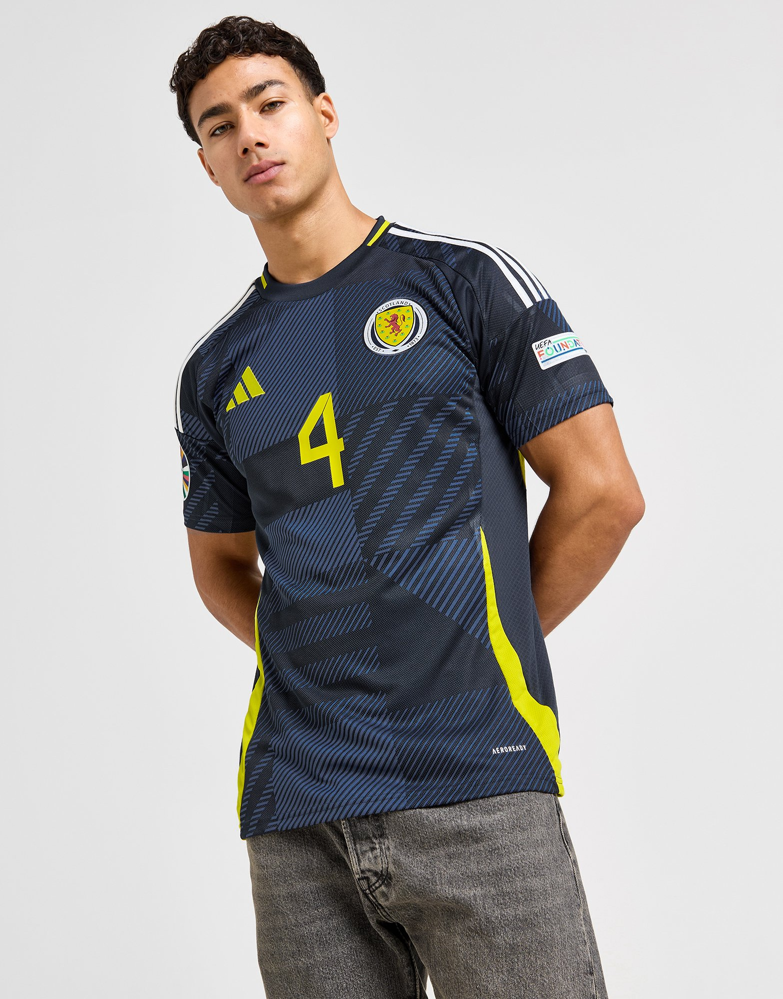 adidas Maillot Ecosse 2024/25 McTominay #4 Match Domicile Homme