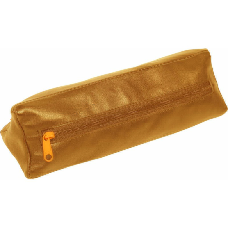 Quo Vadis - Trousse - Triangle - Merinos  - 22x7x7 cm - Cuir pleine fleur de porc - 3 compartiment(s) - par 12