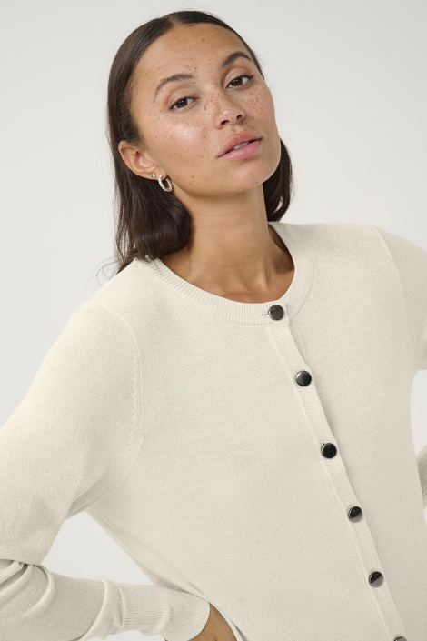 Kaffe ecru dames vest