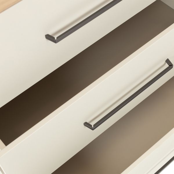 TWF Babykamer Galaxy 3-delig: Ledikant 60x120, Commode XL, Hanglegkast