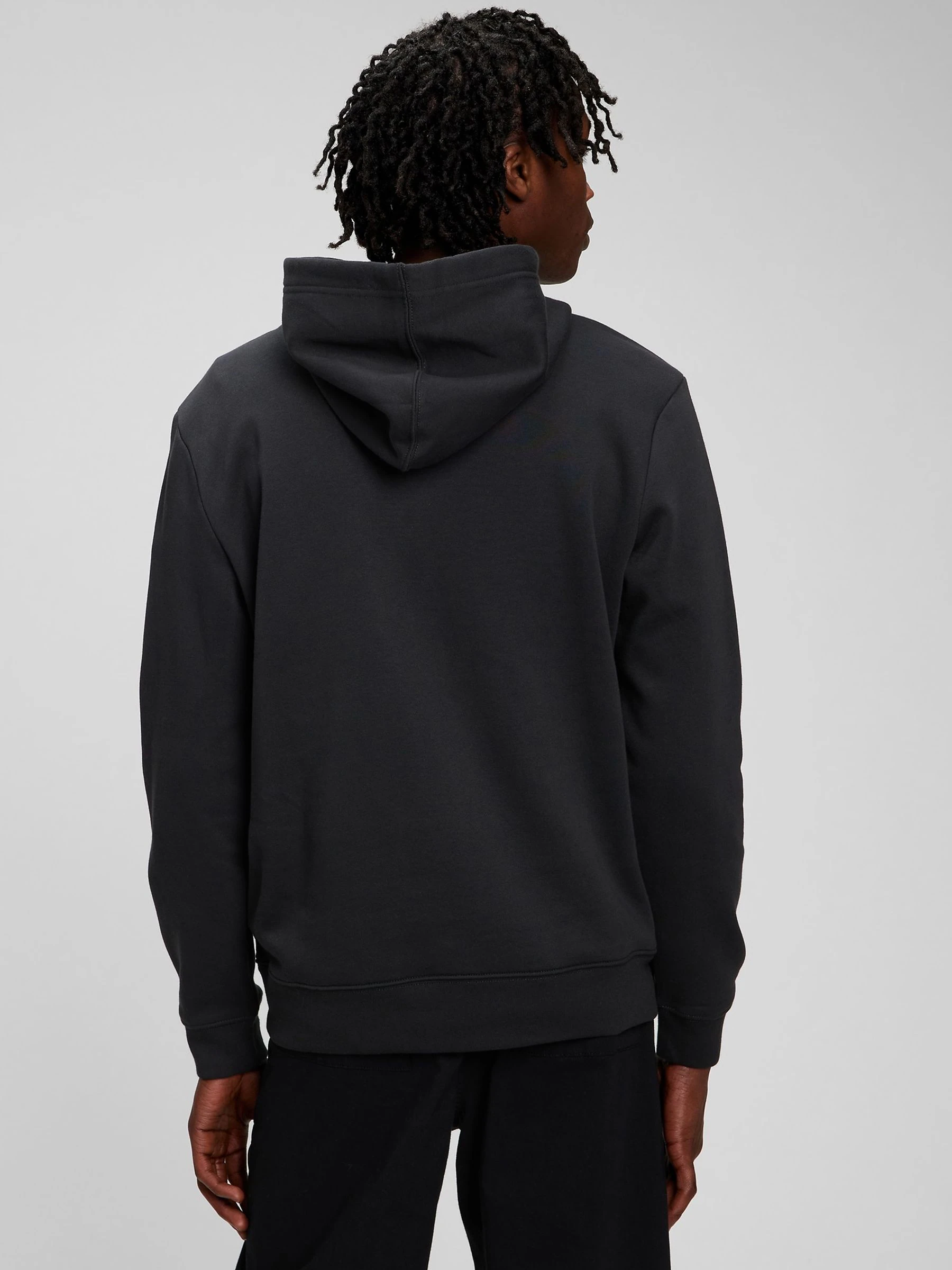 Zwart - Zonder sluiting - Gap Logo Fleece Lined Hoodie