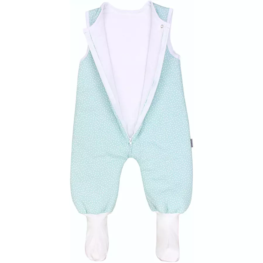 TupTam Baby Winter Schlafsack mit Beinen und Füßen grün