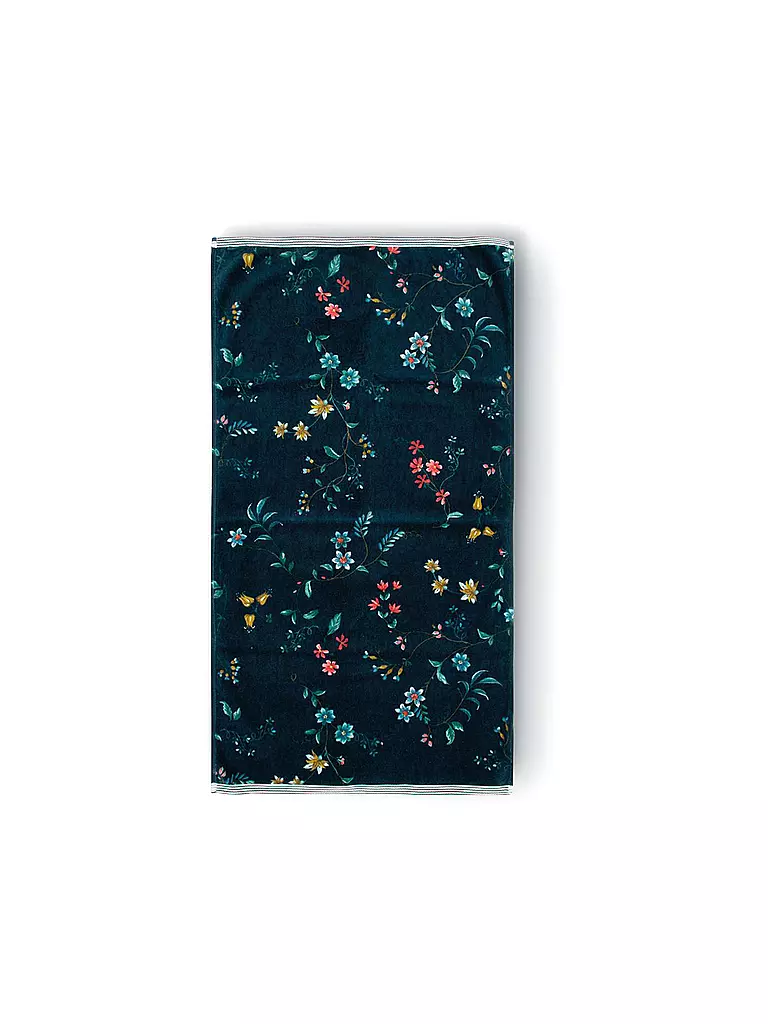 PIP STUDIO Handtuch 55x100cm LES FLEURS dunkelblau