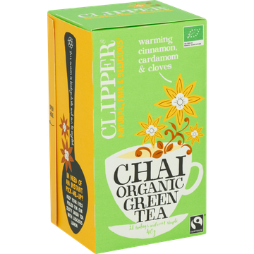 Clipper Chai Organic Green Tea 20 Zakjes 40 g
