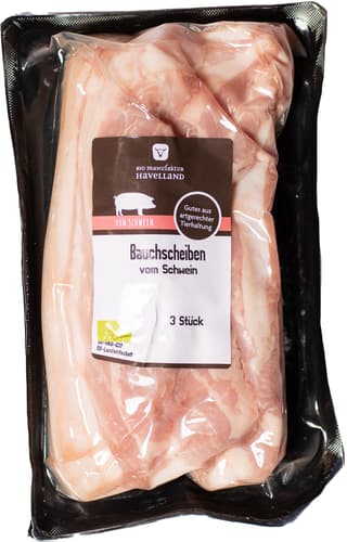 Biomanufaktur Havelland Schweinebauch ohne Knochen 3 Stück
