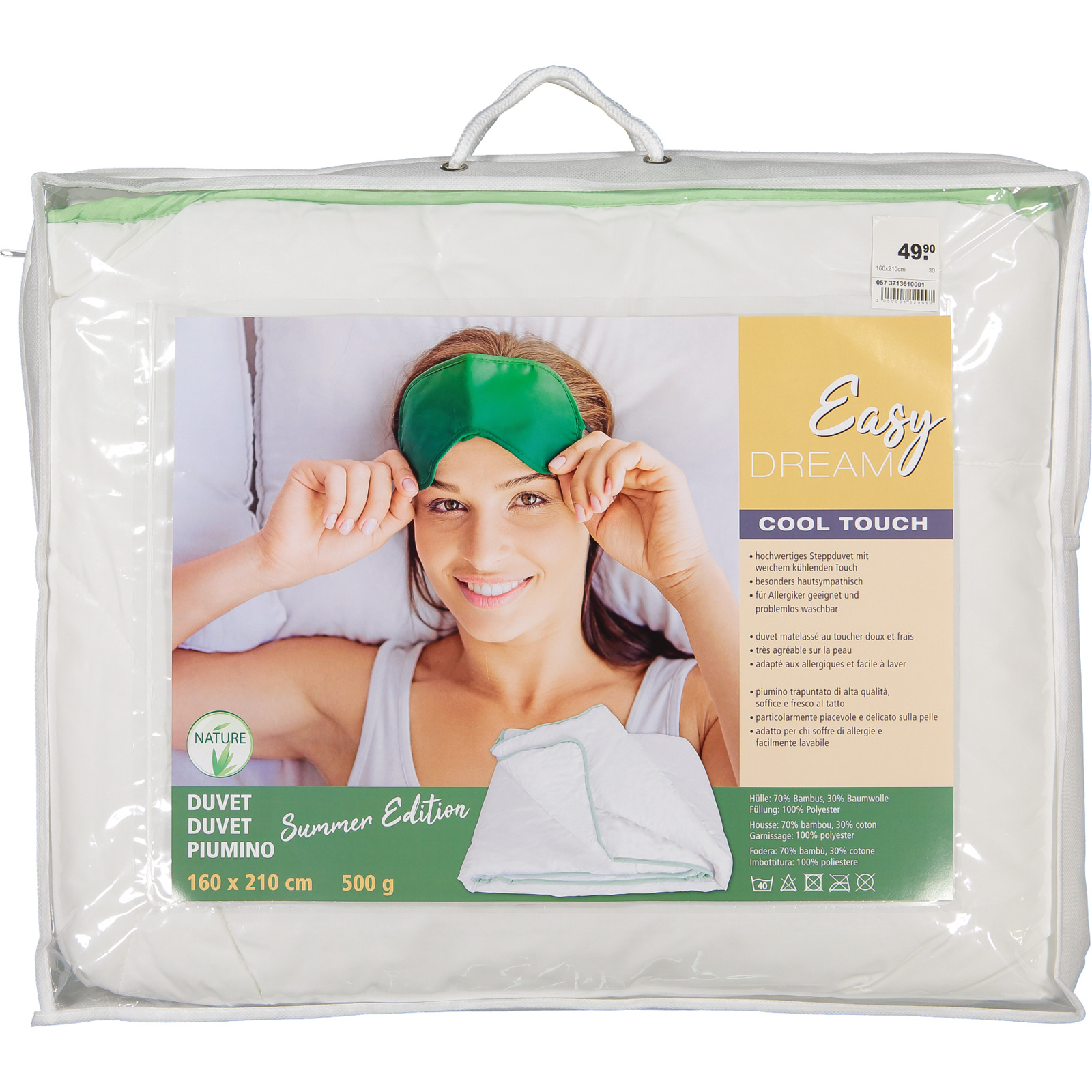 Easy Dream Duvet Cool Touch 200x210 Duvet Französisch