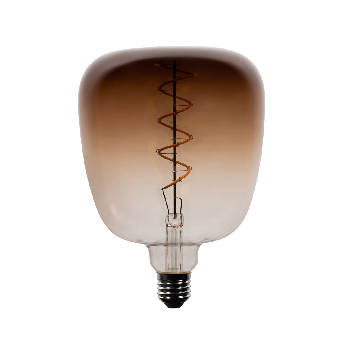 Set van 5 E27 dimbare LED lampen G140 bruin 4,9W 110 lm 1800K