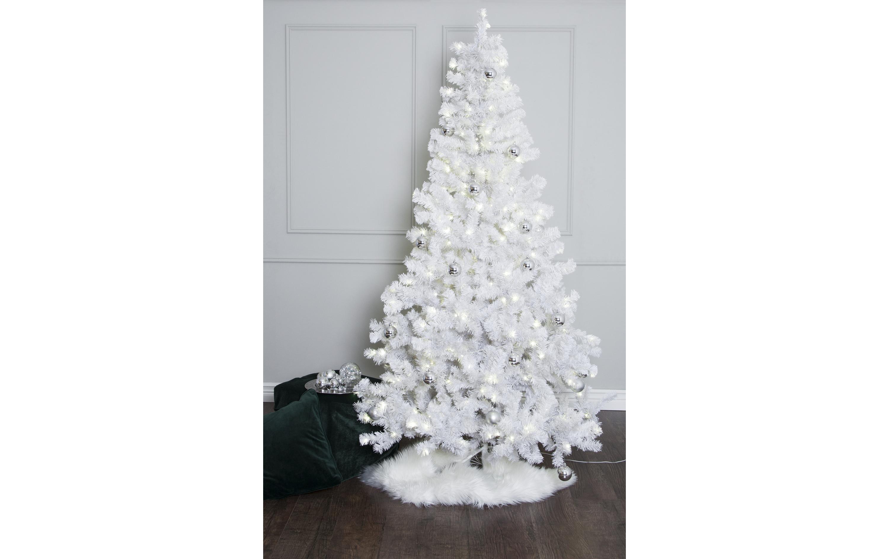 Weihnachtsbaum Ottawa Weiss 260 LED, 210 cm, outdoor<br>Weisser Weihnachtsbaum