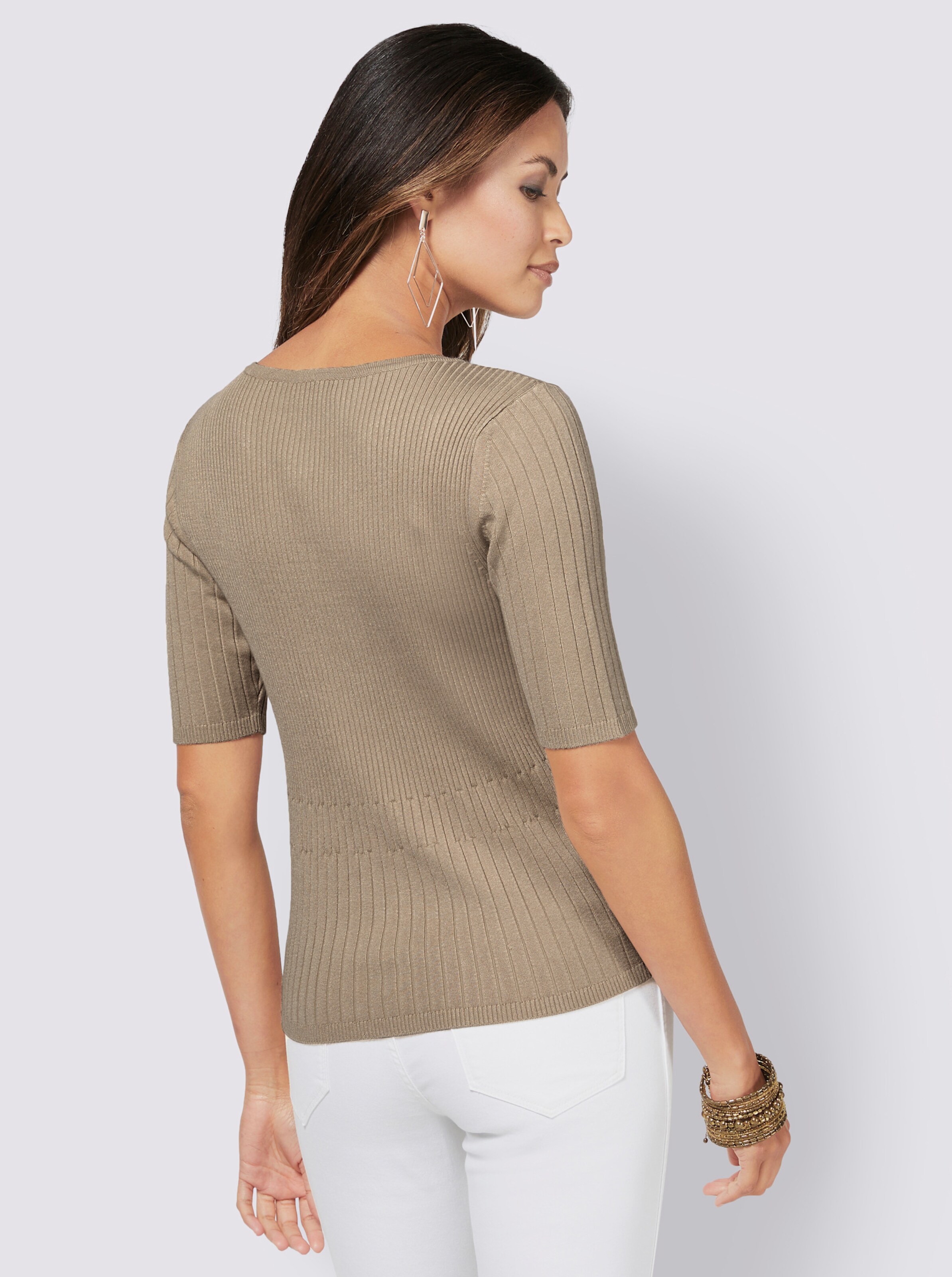 Kurzarmpullover
