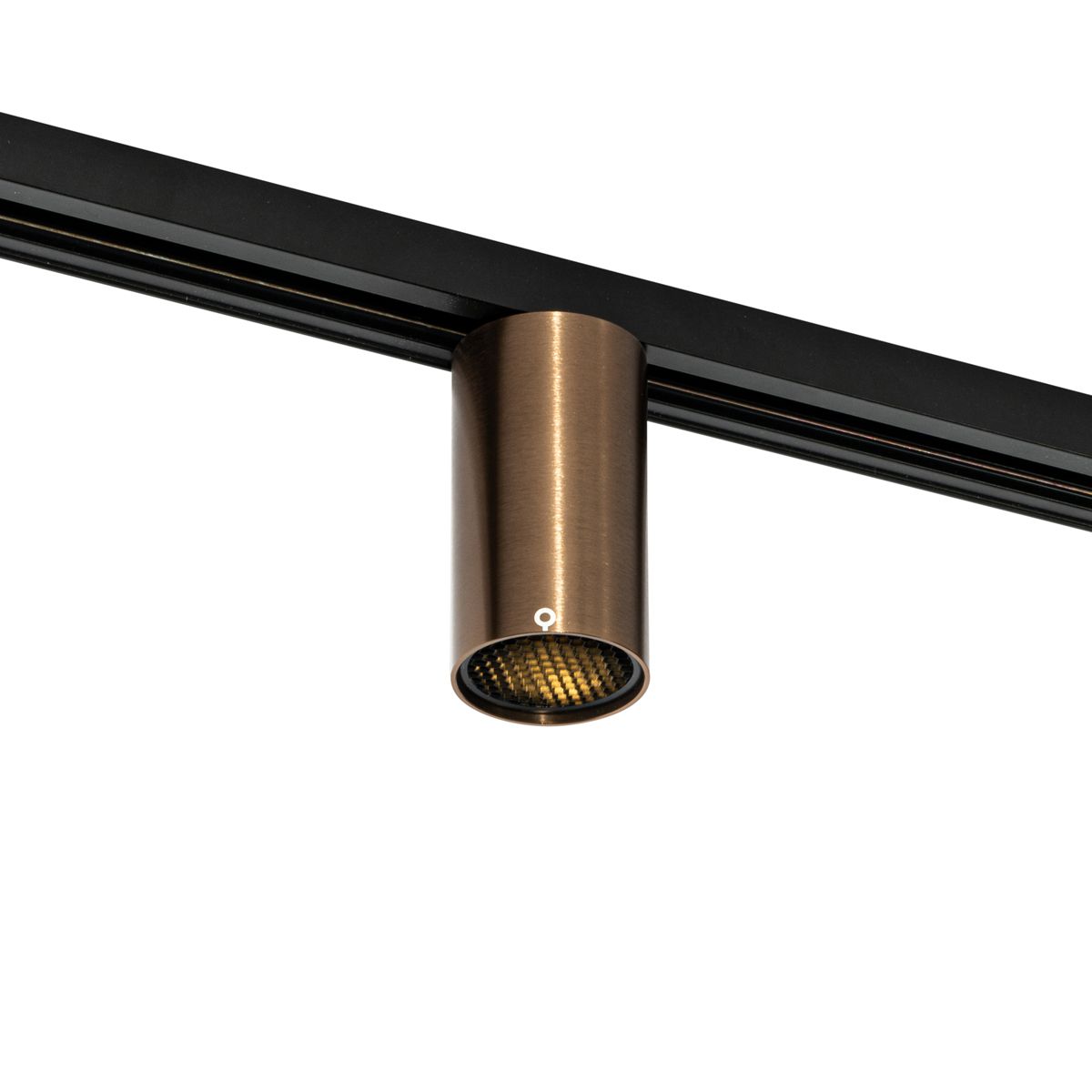Moderne spot donker brons voor railsysteem 1-fase GU10 50mm - Iconic Ruby Honey